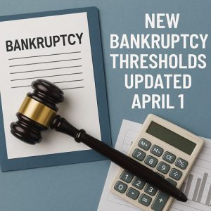 New Bankruptcy Thresholds