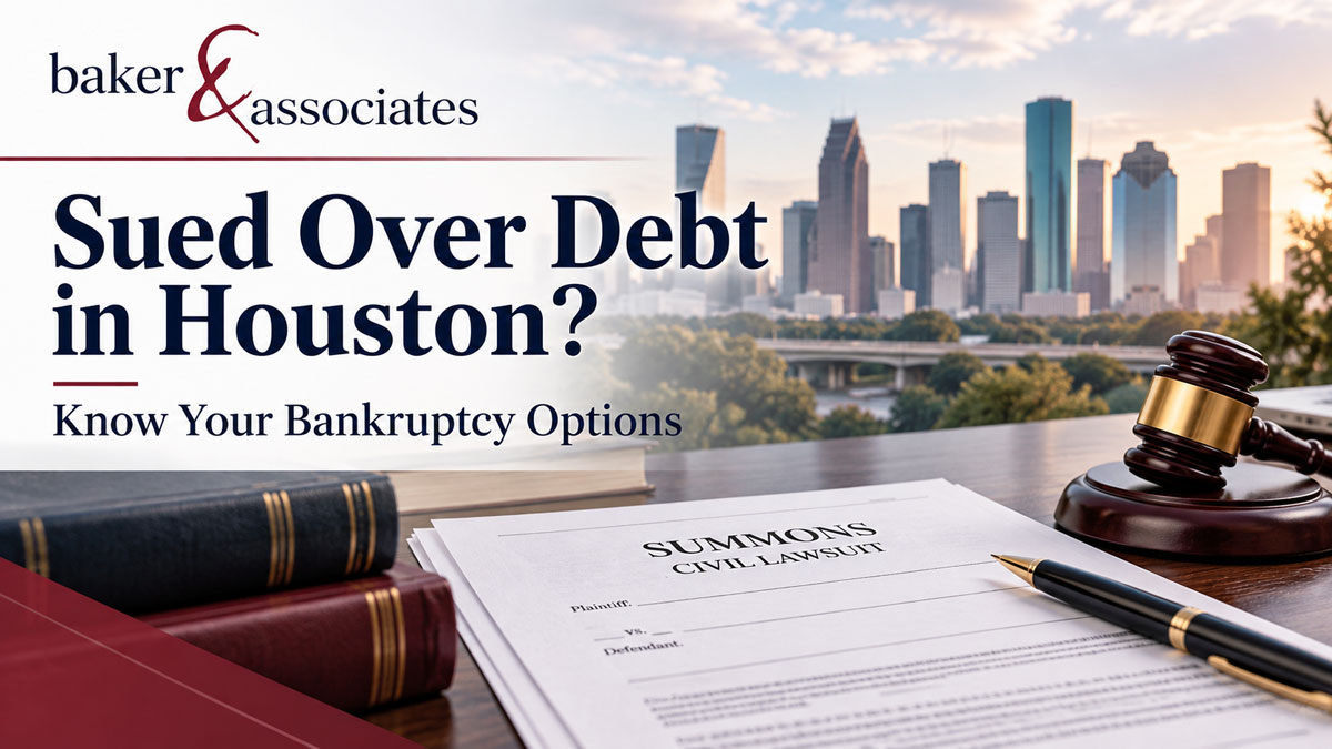 Being Sued Over Debt in Houston